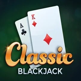 Classic Blackjack online game logo by Red Tiger Gaming on ko-kobet.nl
