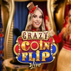 Crazy Coin Flip logo by Evolution at KokoBet CasinoCrazy Coin Flip