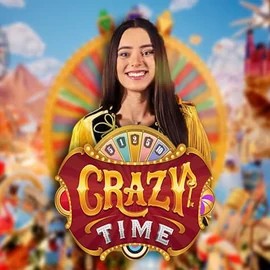 Logo of Crazy Time from Evolution at KokoBet Casino