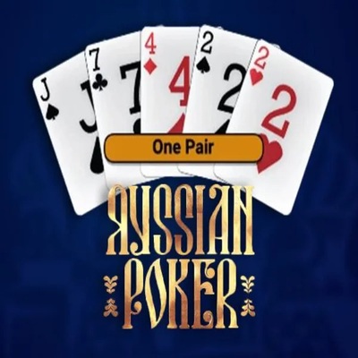 Russian Poker game by OneTouch Games – logo hosted on KokoBet Casino